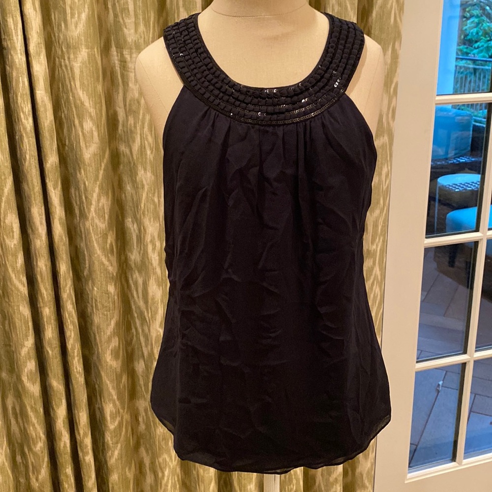 Black silk Vineyard Vines top